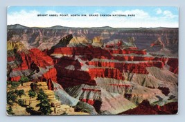 Bright Angel Point Grand Canyon National Park Arizona AZ UNP  Linen Post... - £2.33 GBP