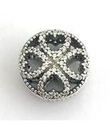 Authentic PANDORA Petals of Love Charm with Clear CZ, 791808CZ, Retired New - £33.57 GBP