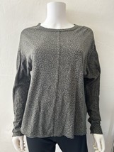 t la Anthropologie Cheetah Animal Print Long Sleeve Tee Size Small - £21.65 GBP