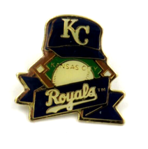 Vintage 1990s Kansas City Royals Lapel Pin Hat Button - £6.67 GBP