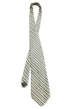 Courage Hand Sewn Neckwear, 100% Silk, Men’s Neck Tie Yellow Green Grey ... - £8.69 GBP