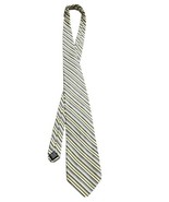 Courage Hand Sewn Neckwear, 100% Silk, Men’s Neck Tie Yellow Green Grey ... - £8.56 GBP