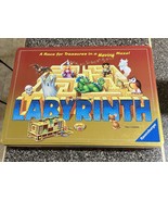 Labyrinth Board Game Metal Tin Limited Ed Ravensburger 2011 Used Missing 3 Tiles - $4.99