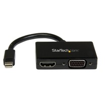 StarTech.com Mini DisplayPort to HDMI and VGA - 2 in 1 Travel Adapter - Mini Dis - £31.95 GBP