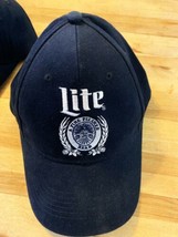 VTG Miller Lite Beer Hat Acme Brand Snapback USA Made Cap Navy Blue - £11.18 GBP