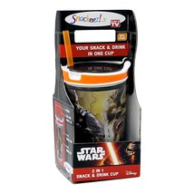 Snackeez Jr -  2-in-1 Snack &amp; Drink Cup Star Wars 7 Movie Edition (Chewbacca) - £5.58 GBP