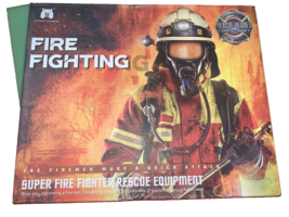 Fire Fighting Firefighter Kids Set 10 Piece Equipment Play Set. Age 3+ - £10.00 GBP