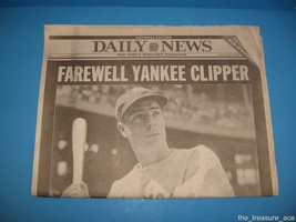 ~3/9/1999~JOE Dimaggio Commemorative~National Edition New York Daily News~ - £15.13 GBP