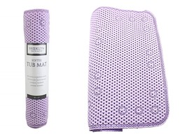 PVC SOFT Foam Bath Mat Non-Slip Suction Shower Bathmat 36&quot; x 17&quot; Lavender - $18.69