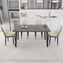 Expandable Dining Table &amp; 4 Chairs Set - $572.99