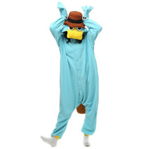 Costume Blue Nightgown sleepywear Halloween Perry the Platypus Kigurumi Pajamas - £20.28 GBP