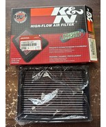 K&amp;N 33-2120 Hi-Flow Air Intake Filter EK 1996-2000 Honda Civic 1.6L Life... - $368.69 MXN
