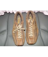 Skechers Brown Leather Shoes Casual Walking Comfort Sneaker 60371 Size 1... - $40.05