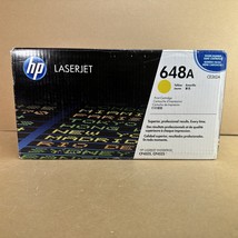 HP CE262A Genuine Toner Cartridge HP 648A Yellow Toner Opened Box - Seal... - £39.33 GBP