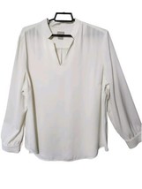 Chico&#39;s 3(16) Women&#39;s Tunic V-Neck  Beige Pullover Blouse  - $27.50