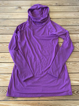 Athleta Women’s Long Sleeve Hooded Top Size M Purple  P1 - £17.19 GBP