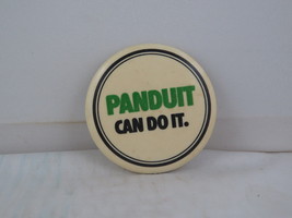 Vintage Advertising Pin - Panduit Can Do It - Celluloid Pin - $15.00
