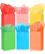 18PCS Gift Bags with Tissue Paper Party Favor Bags with Handles Small Gi... - £22.17 GBP