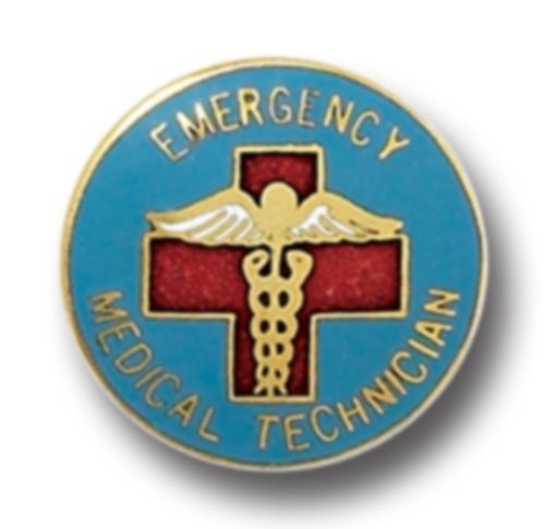 EMT Pin Emergency Medical Tech Caduceus Gold Plate Insignia Emblem 943 New - $16.46