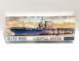 Fujimi Sea Way Model Ship Kit 1/700 Uss Saratoga Wwii Battleship Us Navy New Vtg - £33.73 GBP