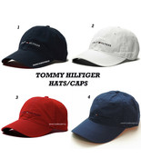 TOMMY HILFIGER NEW MEN&#39;S BASEBALL CAP/HAT BLUE NAVY WHITE RED BLUE NICE ... - $25.95