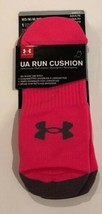 UNDER ARMOUR Run Cushion No Show Tab Socks Pink 1312532 Men&#39;s Size Med - $19.79