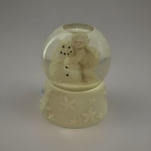 Snowbabies Dept 56 I&#39;ll Hug You Goodnight Snow Globe Plays Frosty The Snowman - $17.89