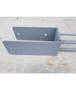 Wet Set Bracket (6x6 Post) - Steel Bracket with Rebar - $166.72 CAD
