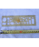 Antique Rare USSR Soviet Russian Military Officer Celluloid Rule About 1... - €15,15 EUR