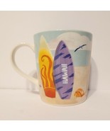 2010 Starbucks Coffee Mug Hawaii Shark Surf Board Sand Turtle Bone China... - $24.99