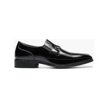 Stacy Adams Wakefield Bike Toe Bit Slip On Shoes Black 20141-001 image 7
