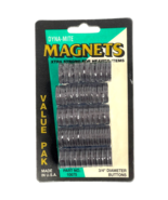 Dyna-Mite Vintage Magnets Value Pak 50 Pcs 3/4in Diameter Buttons USA X ... - £15.08 GBP