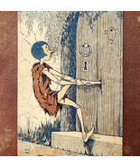 1927 Violet Moore Higgins Pinocchio Book COVER ONLY Art Craft Piece DWSS12 - €25,67 EUR