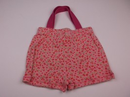 HANDMADE UPCYCLED KIDS PURSE PINK FLOWER SHORTS 12X8.5 IN UNIQUE ONE OF ... - $2.99