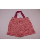 HANDMADE UPCYCLED KIDS PURSE PINK FLOWER SHORTS 12X8.5 IN UNIQUE ONE OF ... - £2.35 GBP