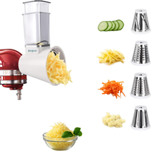 Airpro Slicer/Shredder Attachments for Kitchenaid Stand Mixers, Food Slicers Che - £31.37 GBP