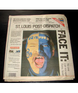 2000 Jan 22 St Louis Post Dispatch Newspaper Rams Playoff Buccaneers Pre... - $12.95