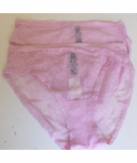 2 Natori Bliss Allure lace briefs One size fits most Style 778303 Pink - $365.49 MXN