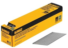 NEW DeWalt DCA15250-2 Angled Finish Nails 2500 Count 15 Gauge 2-1/2&quot; SMOOTH - $67.99