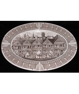222 Fifth SLICE OF LIFE PATTERN Large 14 3/4&quot; San Francisco OVAL PLATTER - $4,183.86 MXN