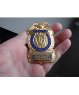 Worcester Massachusetts police badge detective  badge bx22 - $225.00