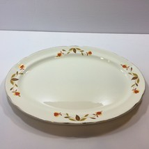 Autumnware Vintage Hall China Autumn Leaf Mary Dunbar Serving Platter Dish Plate - £39.95 GBP