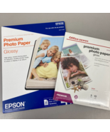 (2) Premium Photo Paper GLOSSY 1 Epson 11 x14 in &amp; 1 Office Depot 8.5 x ... - $36.40 CAD