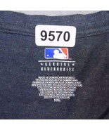 MLB Shirt Womens 2X Blue Gold Casual V-Neck TShirt Great Catch Milwaukee... - £17.89 GBP