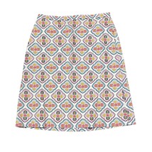 Boden Pencil Skirt Size 2P Petite White Multi Floral Pattern Lined Women... - $24.74