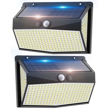 318 Led Solar Motion Sensor Lights Outdoor With 3 Lighting Modes, 270 Wi... - $48.99