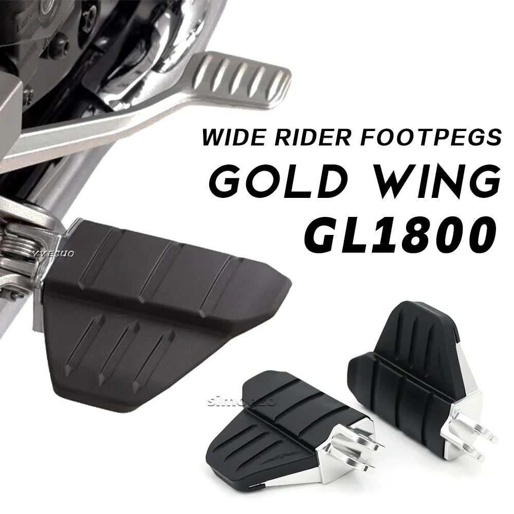 For Honda Gold Wing GL1800 Accessories Comfort Footrests Wide Rider Foot... - $249.28