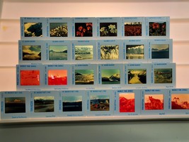 Lot of 25 Souvenir Color Slides 1973 Pana-Vue Alaska Mt. McKinley Vacation - £7.11 GBP