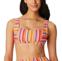 MSRP $58 Jessica Simpson Women&#39;s Escape to Pacific Retro Bikini Top Size Large - £8.70 GBP