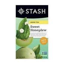 NEW Sweet Honeydew Green Tea Stash Tea Natural Melon and Guava Flavor 18... - $9.75